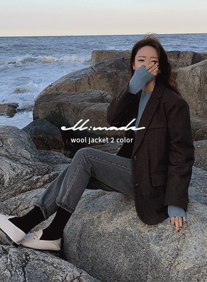[ellmade] 컴즈 jacket (wool 80%)