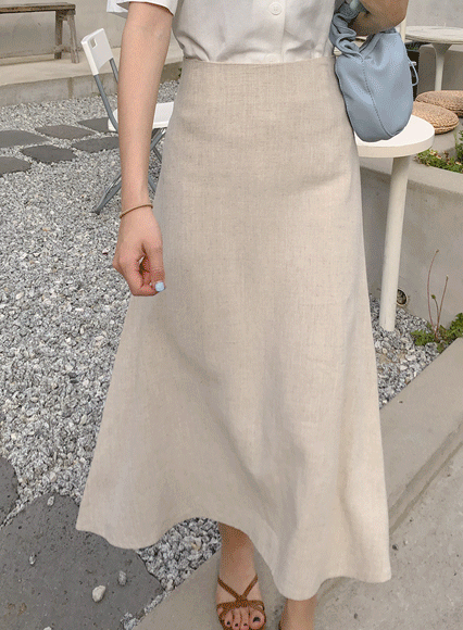 클리아 skirt (linen 40%)