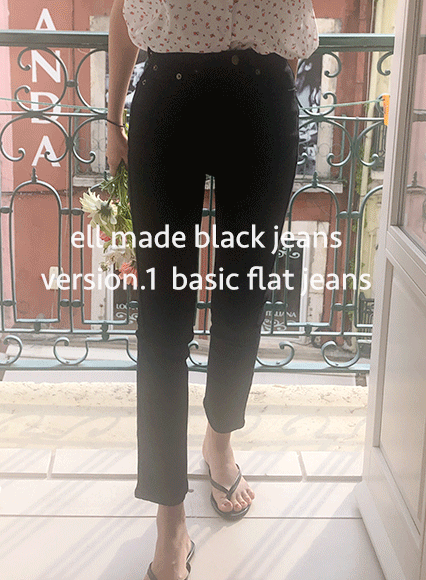[another leeds] 블랙진 pants