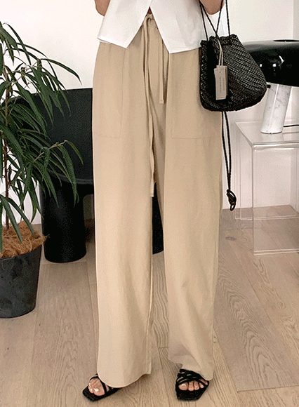 리브엔 밴딩 pants (linen 16%)